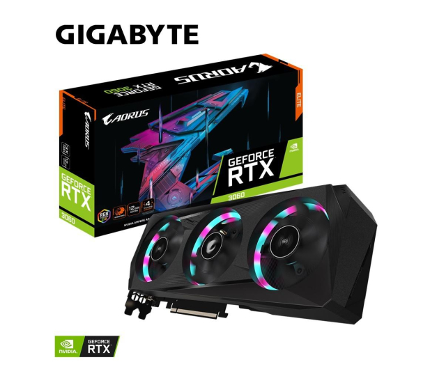 Gigabyte GeForce RTX 3060 AORUS ELITE LHR 12GB GDDR6 - 661716 - zdjęcie 9
